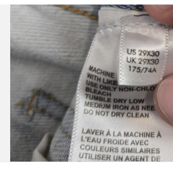 Urban Outfitters BDG Double Knee Jeans 29x28 Light Rinse Slant Pockets Skater - Picture 8 of 13